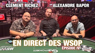 Clément Richez et Bapor lexcellence du poker en direct des WSOP [upl. by Wie]