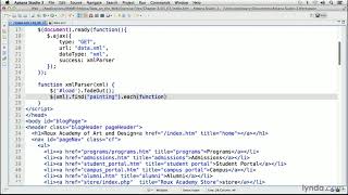 Web Development Tutorial  Retrieving and displaying XML data [upl. by Normy]