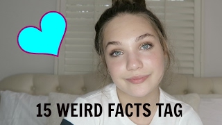 15 weird facts tag  Maddie Ziegler [upl. by Thin]