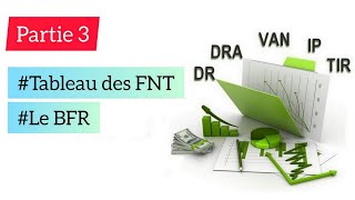 Partie 3  Tableau des FNT Avant financement  Calcul du BFR [upl. by Nwahshar]