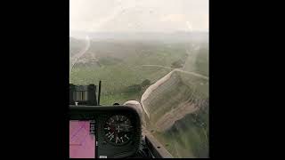 Glider outlands during the final glide in rain  FCC Prievidza 2022 [upl. by Artined129]