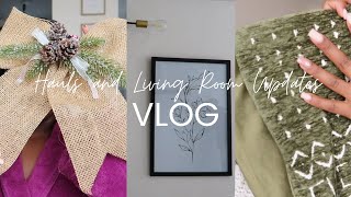 VLOG  CHRISTMAS DECOR HAUL  BEAUTY AND GROCERY HAUL  LIVING ROOM UPDATES  Wangui Gathogo [upl. by Haerdna]