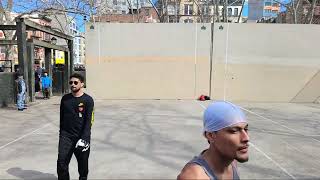 Grand St  Pro Singles  Dan P vs Tavo  Filmed By Handball United  472024 [upl. by Adias523]