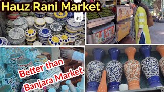 Hauz Rani Market latest video ceremic marketHauz Rani Hauz rani pottery marketHauz rani Delhi [upl. by Candyce719]