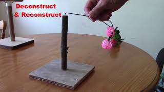 DIY HOW TO MAKE SIMPLE TOY TO KEEP YOUR BIRDS AMUSED 1 [upl. by Adnolay794]