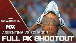 Argentina vs Ecuador Full Penalty Shootout  2024 Copa América [upl. by Merow]