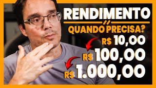 QUANTO INVESTIR PARA GANHAR R1000 DE RENDA PASSIVA TODO MÊS [upl. by Eerehc450]