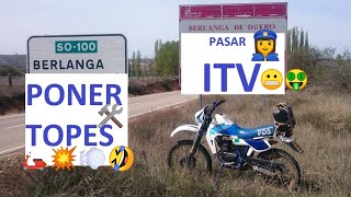 Cómo pasar ITV a moto CICLOMOTOR y PONER TOPES 45 Kmh máximo [upl. by Ocin244]