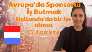 Yurtdışında Sponsorlu İş Bulmanın Yolları Avrupada nasıl iş bulunur [upl. by Philbrook]