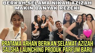 Pratama Arhan Berikan Selamat Azizah Salsha Launching Produk Parfum Baru [upl. by Marka]