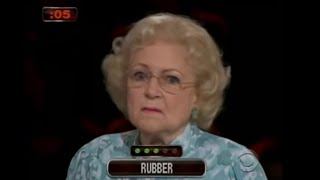 Million Dollar Password  Adam Carolla and Betty White Dec 28 2008 [upl. by Cire689]