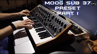 Moog Sub37 Preset Part 1  No Talking [upl. by Ag81]