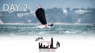 2018 Zhik 29er World Championship  Day 2 Highlights [upl. by Asserat]