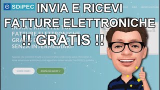 Invia e Ricevi Fatture Elettroniche GRATIS Programma di Fatturazione Elettronica SDIPEC [upl. by Akilegna]