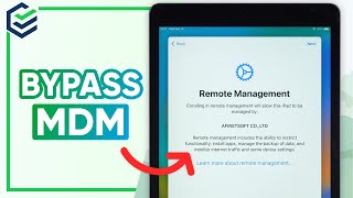 MDM Bypass iPad How to Remove MDM Profile From iPad✅ How to Remove MDM from School iPad✅ 2024 [upl. by Aivalf]