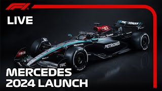 LIVE Mercedes Breaks Cover for 2024 [upl. by Notsgnal190]