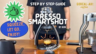 Presso SmartShot by ROK Espresso for everyone  Step by step guide how to use [upl. by Nami]