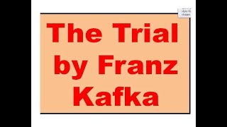 Summary and analysis of The Trial by Franz Kafka in Hindi by Chhagan Arora [upl. by Ellierim]