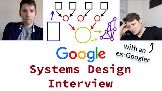 Google Systems Design Interview With An ExGoogler [upl. by Eelik]