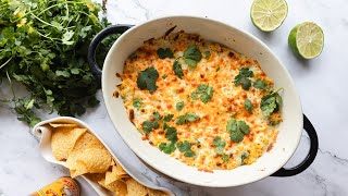 Warm Elote Corn Dip Recipe [upl. by Elleuqram]