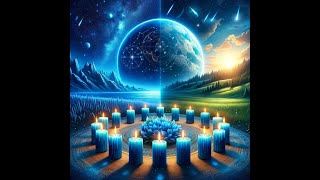 Blue Candles Day 9 with proactiveastrology   Nancy Jeans Garden [upl. by Ecirbaf]