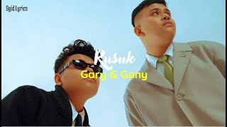 Rusuk  Gery Gany Lirik Lagu [upl. by Eleik]