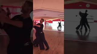 Oksana Zaver amp Mirko Gozzoli FoxtrotLessons with Miko ballroom dancingqueen [upl. by Alledi827]