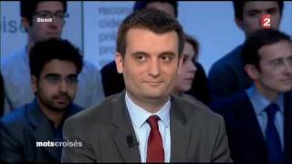 Florian Philippot invité de Mots Croisés 210212 [upl. by Ileyan490]