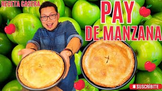 PAY de MANZANA casero RECETA FACIL [upl. by Anirak309]