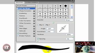 Photoshop Calligraphy Brush Tutorial No Download [upl. by Larine]