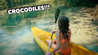 Kayaking con COCODRILOS 🐊🚣‍♀️🌳 SUV CAMPERIZADA 🚐🏕️  FLORIDA SPRINGS [upl. by Anayit]