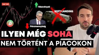 Globális Gazdasági Katasztrófa vagy SoftLanding Előtt Állunk 🛬👀  Pénzpiaci Körkép [upl. by Iddo]