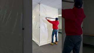 ZIPWALL® Dust Barrier Poles for Dust Barrier in Minutes [upl. by Alice]