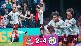 Crystal Palace vs Manchester city 24 EPL highlights 2023  Kevin De bruyne goals  Rico Lewis goal [upl. by Cheffetz]