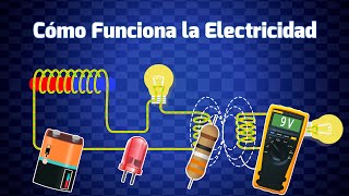 Cómo funciona la ELECTRICIDAD  Principios básicos de funcionamiento [upl. by Sontag]