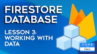 Firebase Tutorial  Create Read Update Delete data Lesson 3 [upl. by Raynold]