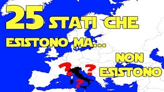 25 STATI CHE ESISTONO MA NON ESISTONO [upl. by Carce]