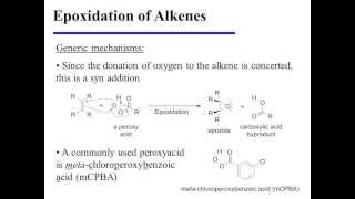 Epoxidation of Alkenes [upl. by Duggan194]