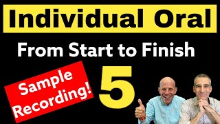 IB English Individual Oral  From Start to Finish  Video 5 of 5 [upl. by Nosreip591]