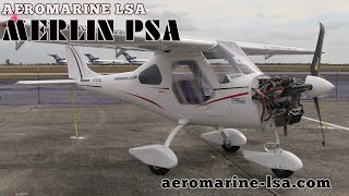 Merlin PSA Merlin Personal Sport Aircraft HKS powered experimental aircraft [upl. by Poirer51]