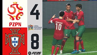 POLONIA vs PORTUGAL  NATIONS LEAGUE UEFA 2024  FECHA 3  EA SPORTS FC™ 25 [upl. by Der682]