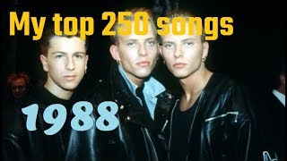 My Top 250 of 1988 songs [upl. by Osei111]