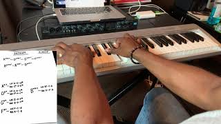 ENTROPY  DANIEL CEASAR PIANO TUTORIAL [upl. by Onaireves]