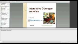 Web 20 im DaF Unterricht Teil 4  LearningApps [upl. by Almira]