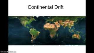 Continental drift theory of Wegener  Geomorphology  Physical Geography [upl. by Esra]