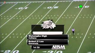 Football Wetumpka vs Robert E Lee [upl. by Intirb]