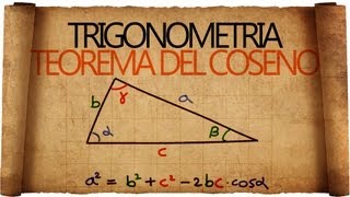 Teorema del Coseno in Trigonometria  Spiegazione ed esercizi classici [upl. by Corell892]