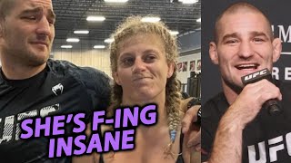 Sean Strickland on meeting Kayla Harrison amp training at ATT [upl. by Ettennig256]