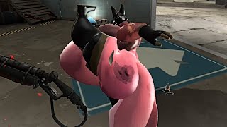 TF2  Mods  Fempyro Shark Version 2 Gameplay [upl. by Barcroft]