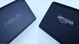 Nexus 7 2013 vs Kindle Fire HDX  Full Comparison [upl. by Berkshire]